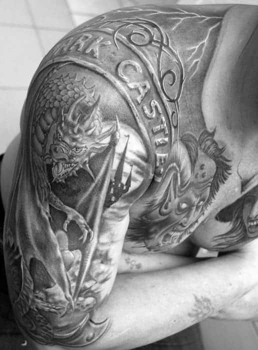 3d-castle-with-dragon-guys-half-sleeve-tattoos – Copy