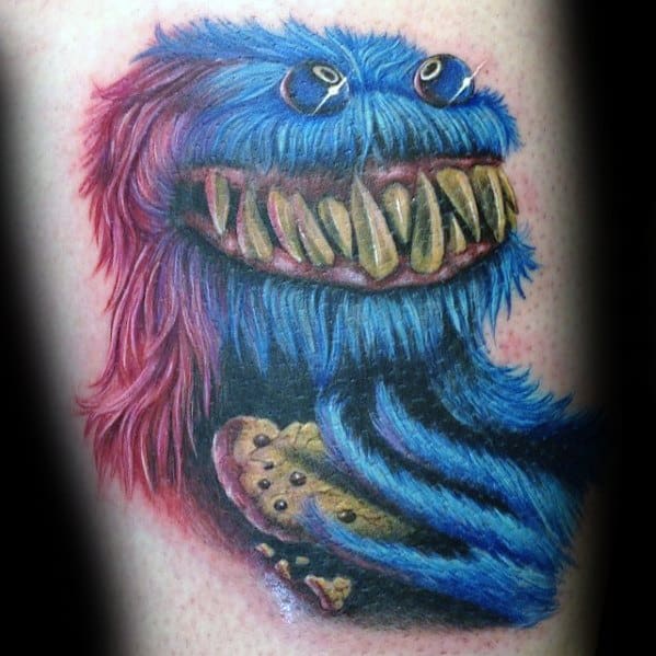 Details more than 79 cookie monster tattoo  thtantai2