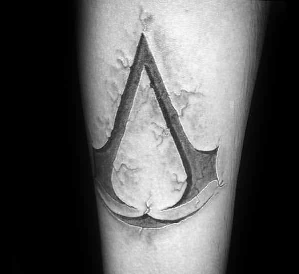 3d Mens Assassins Creed Tattoo Ideas