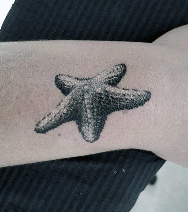 3d Mens Starfish Tattoo Ideas