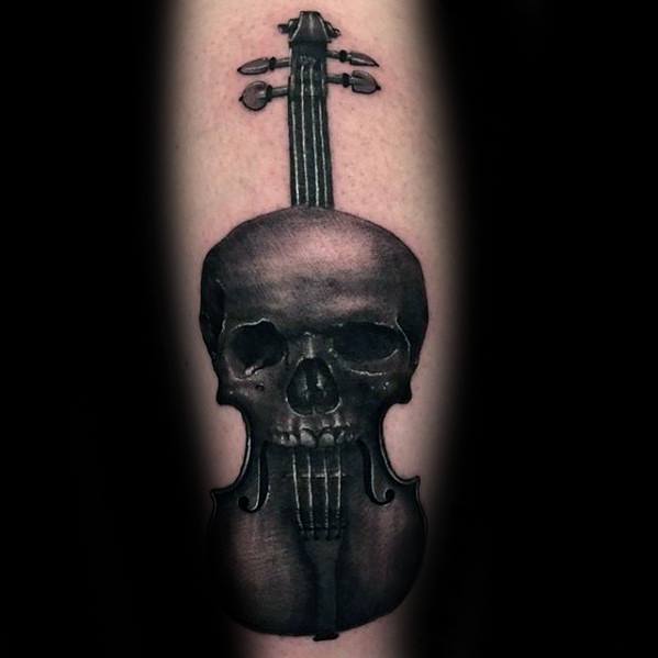 Minimalist Violin Tattoo | Violin tattoo, Minimalist tattoo, Dainty tattoos