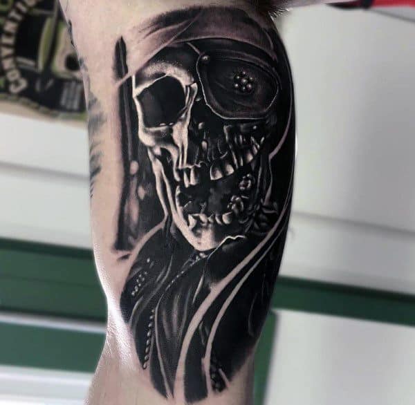 3d Skull The Goonies Arm Tattoo