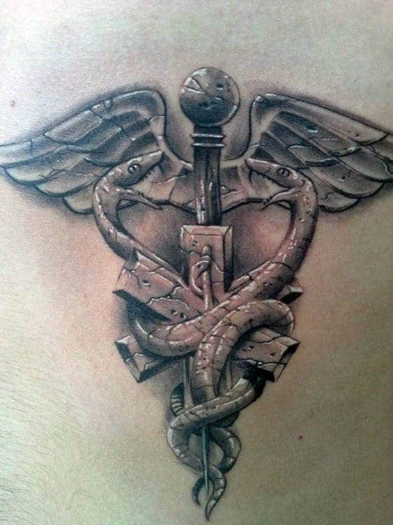 medical symbol  tattoo  dövme  realistic  engin sahin  Medical alert  tattoo Medical tattoo Tattoos