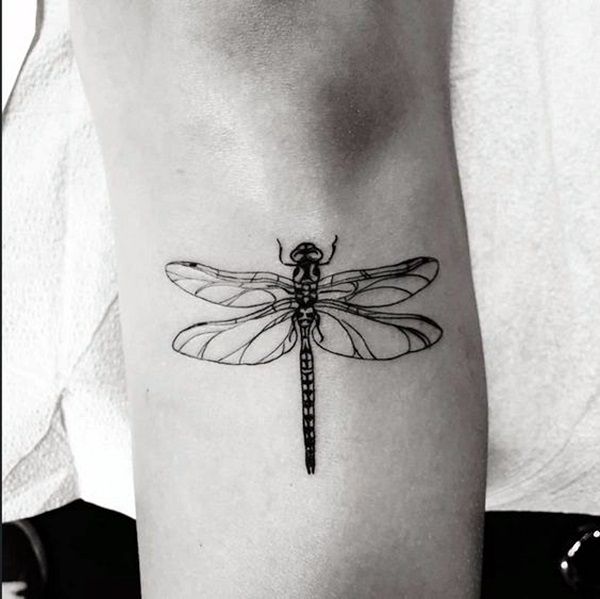 A woman's wrist adorned with the lively dragonfly resonating the cultural value 