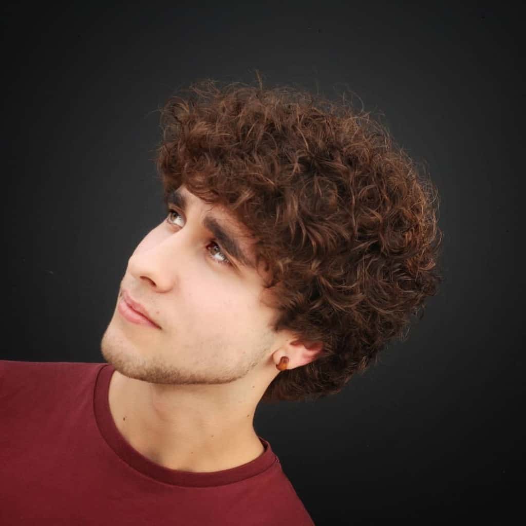 A Jewfro Hairstyle Featuring Timed Back Sides