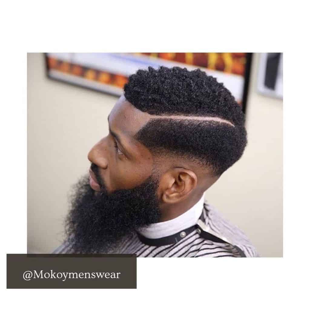 A Hi Top Fade Style Paired With A Classic Comb Over