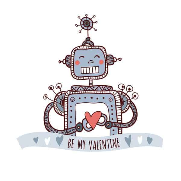 A robot in love