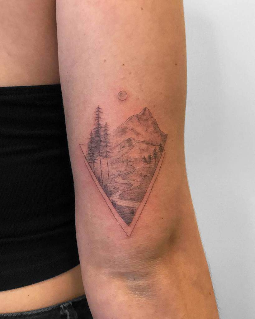 arm-nature-tree-mountain-single-needle-tattoo-earthaltarstudio