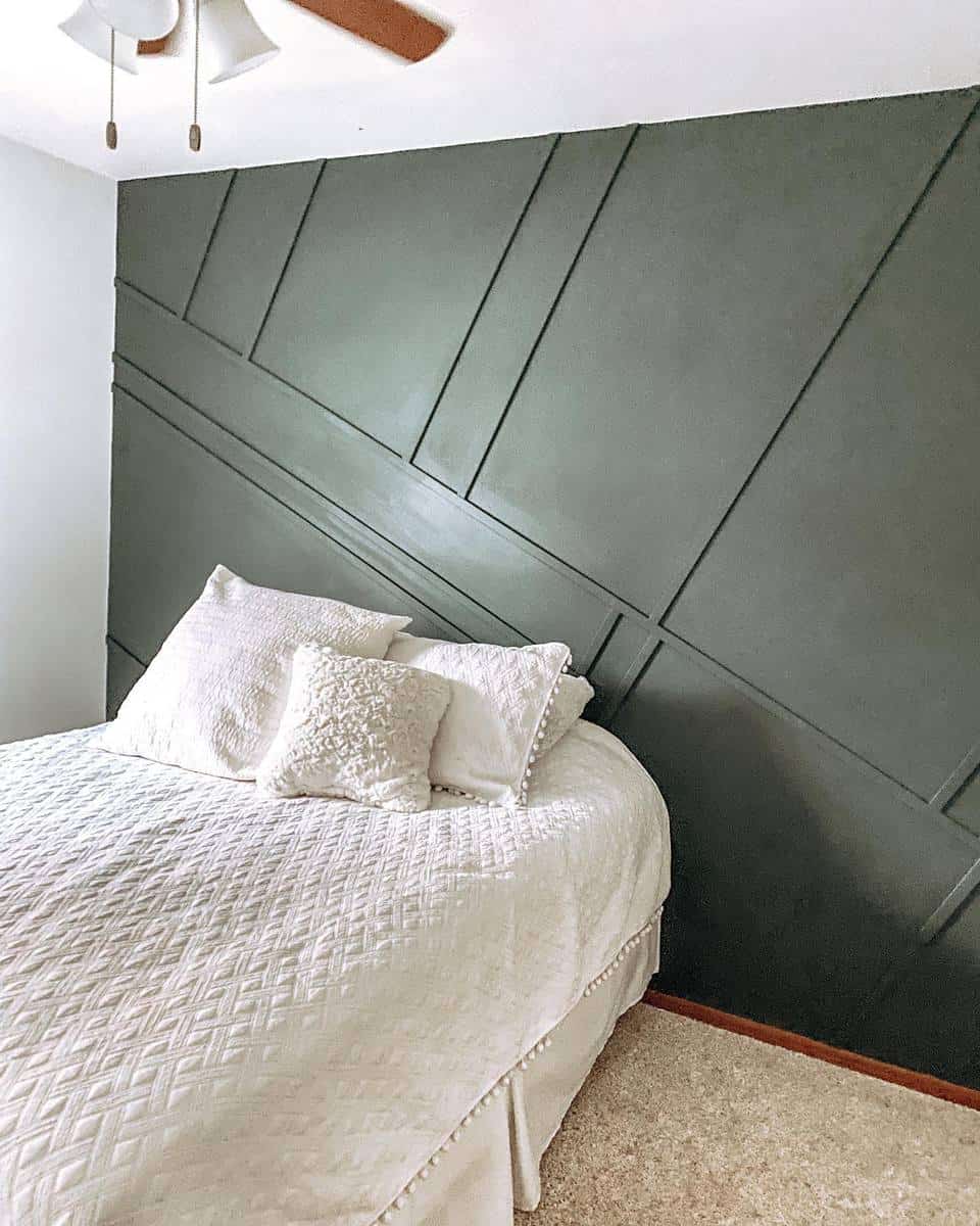 Accent Wall Green Bedroom Ideas -malloryrankin