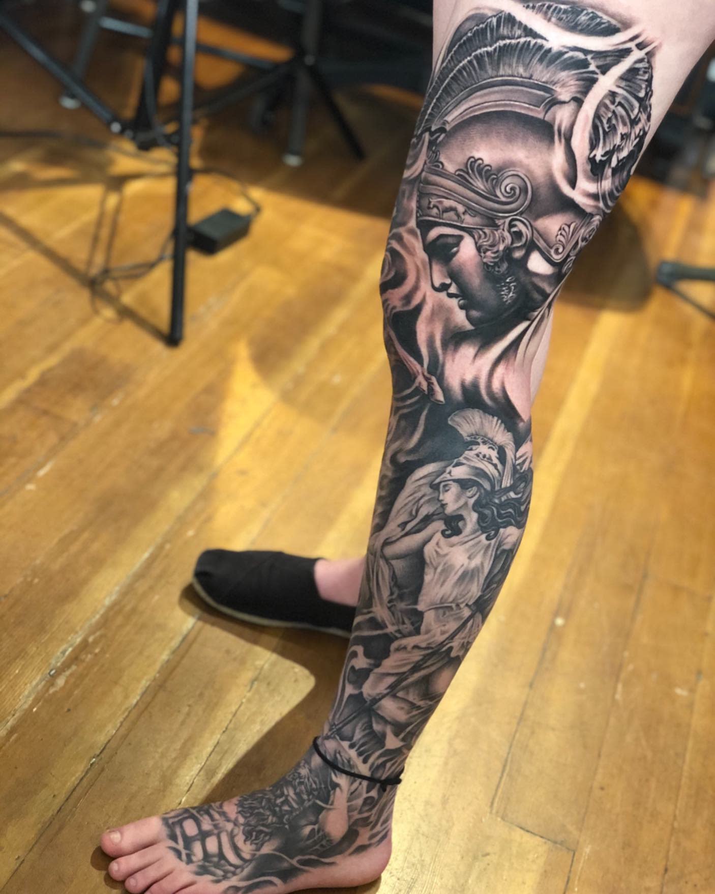 I know pain is subjective but relative to other placements how painful is a  tattoo in this area above the ankle but not quite at the fleshiest part of  the calf 