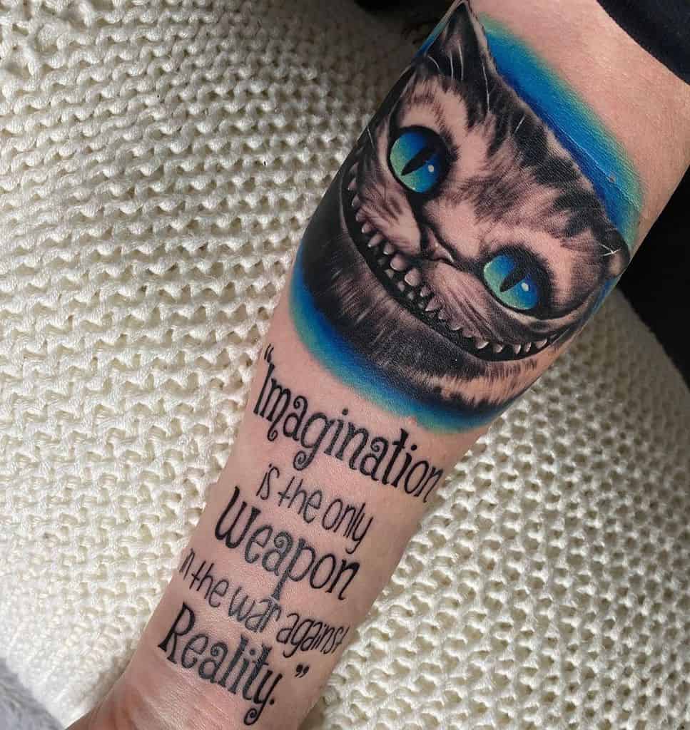 Alice in Wonderland Cheshire Cat Tattoo hannasarin