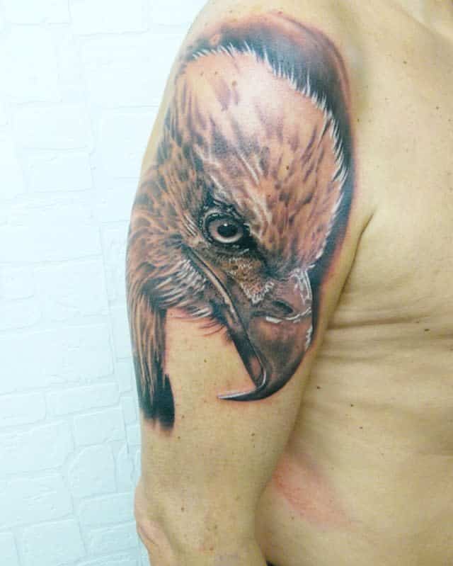 American Eagle Head Tattoo aleksandar_maksimovictattoo