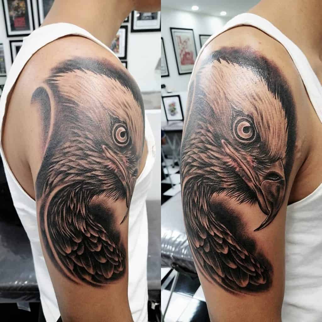 American Eagle Head Tattoo tatuajeslaclinica