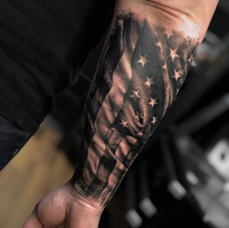 89 Patriotic American Flag Sleeve Tattoo Ideas [2024 Guide]