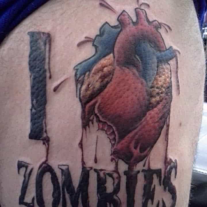 Anatomical Bleeding Heart Tattoo qualitytattoosbyleo