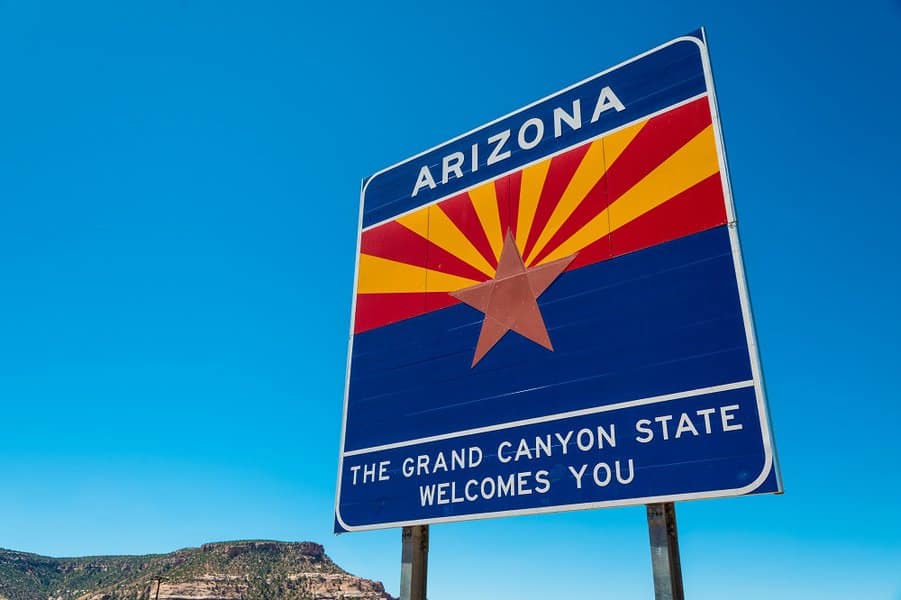 Arizona Welcome Sign