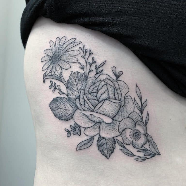 Beautiful Aster Flower Tattoo Ideas and Their Meaning