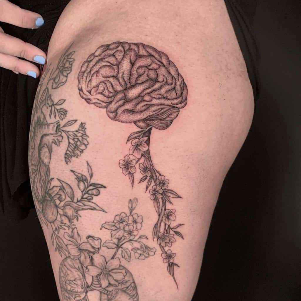 10 Best Brain Tattoo Ideas Youll Have To See To Believe 