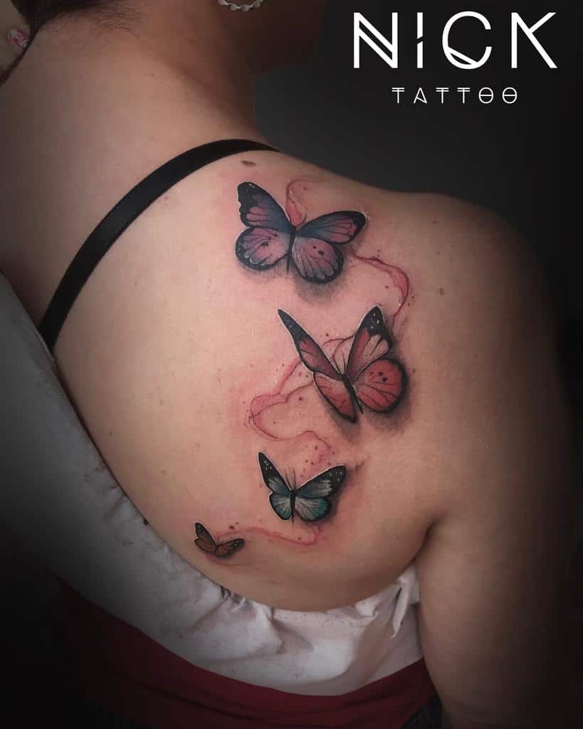 Back Butterfly Tattoo Meaning nickamayatattoo