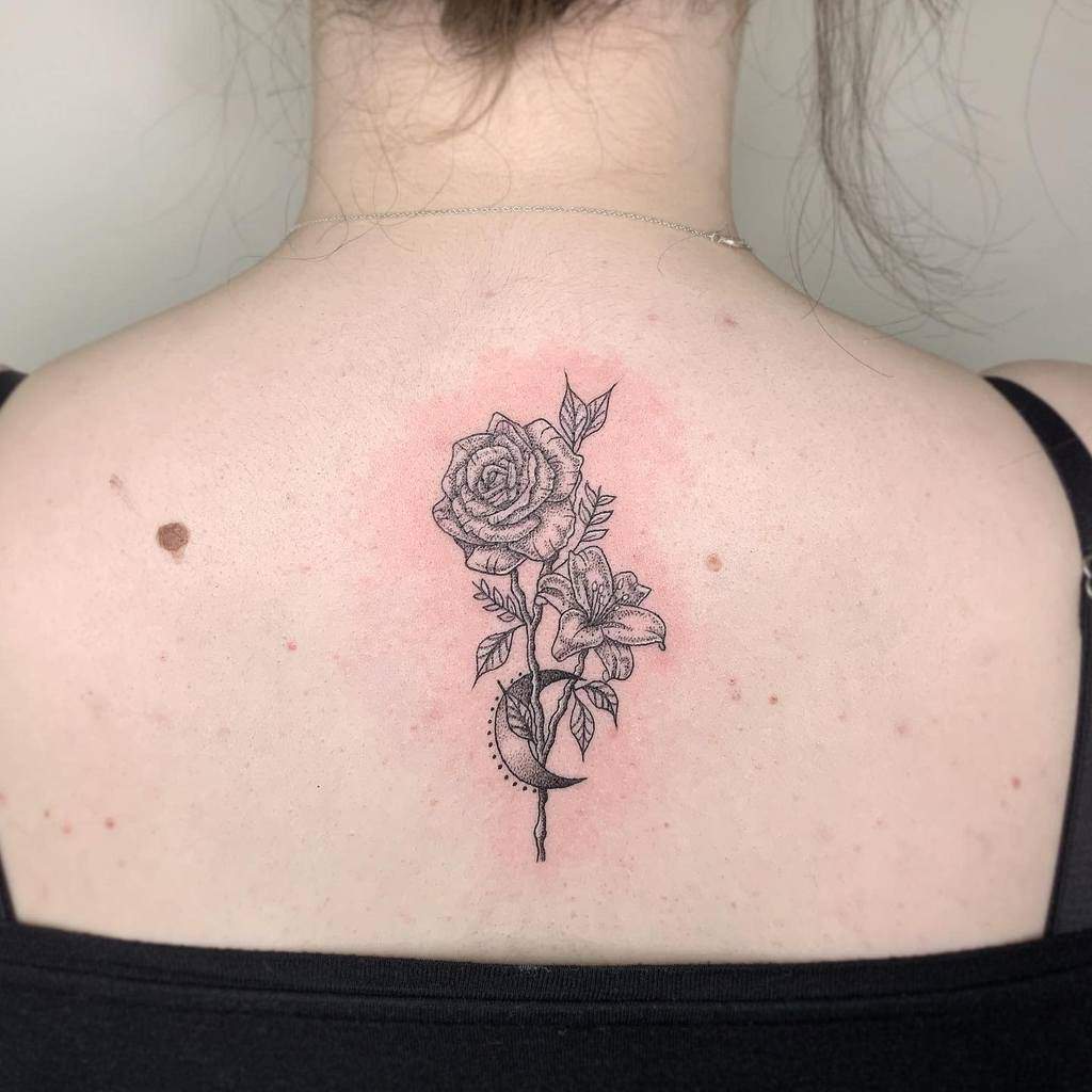 Back And Side Pieces Lily Tattoo Daisyhestertattoo