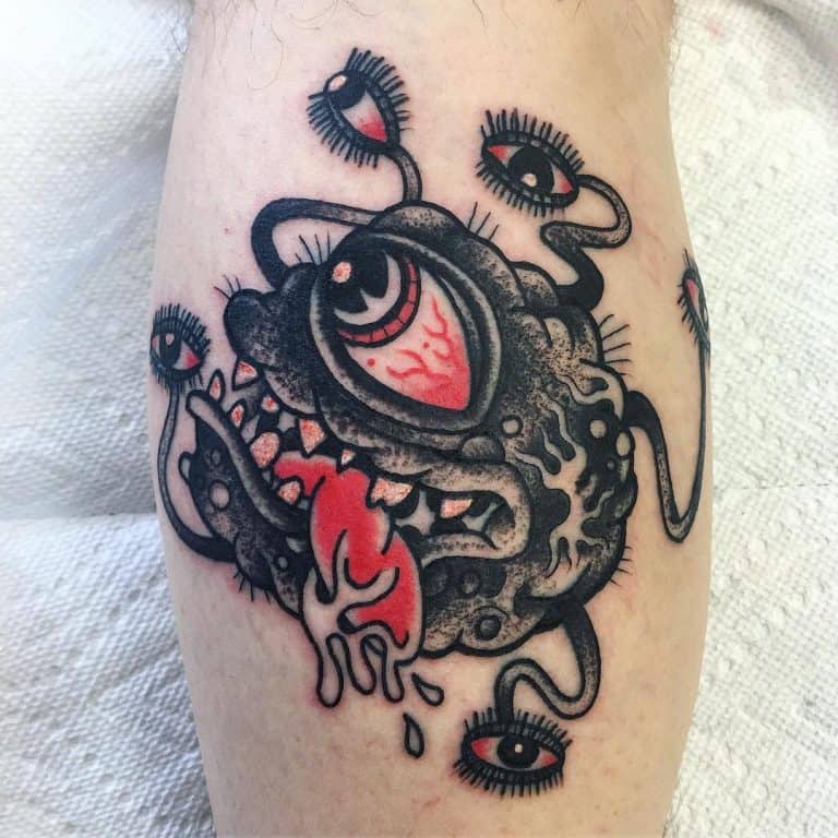 dungeons and dragons beholder tattoo