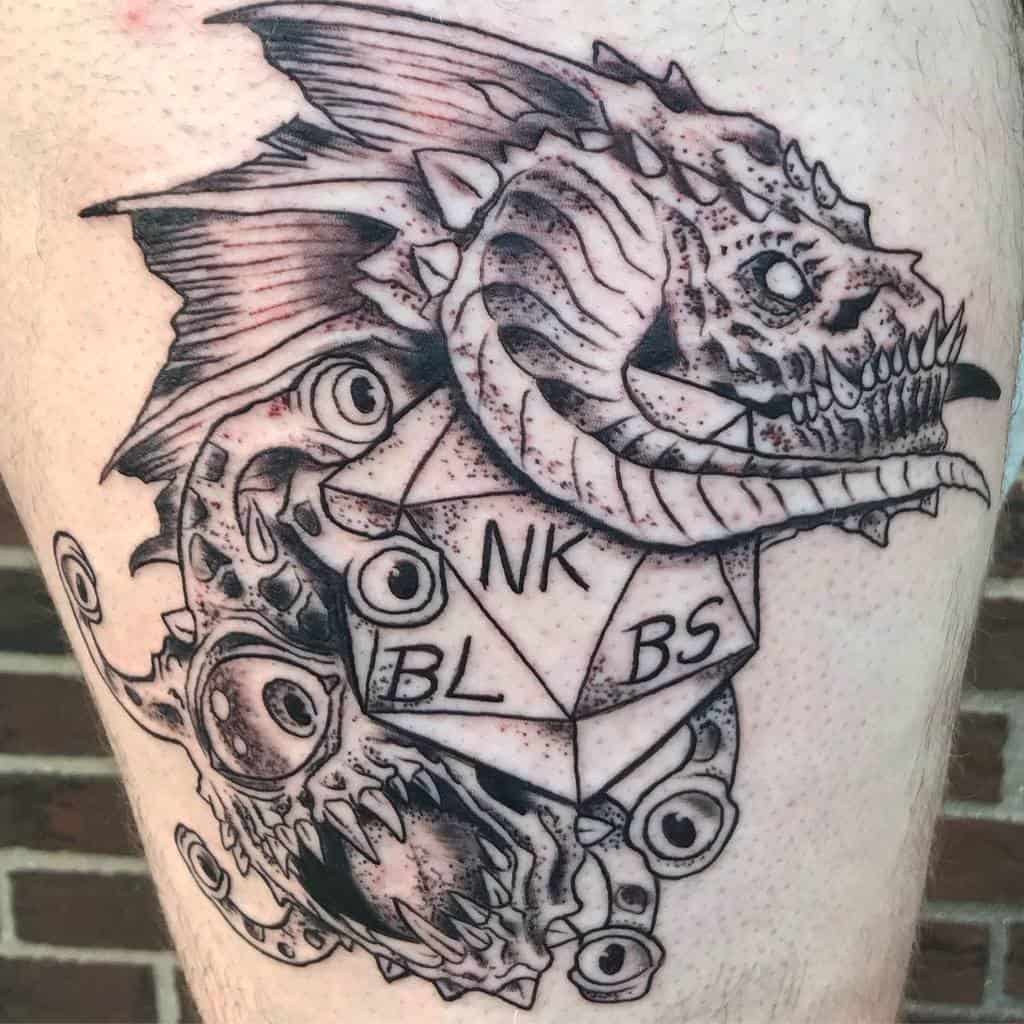 Beholder Dungeons And Dragons Tattoos Chrisnantz