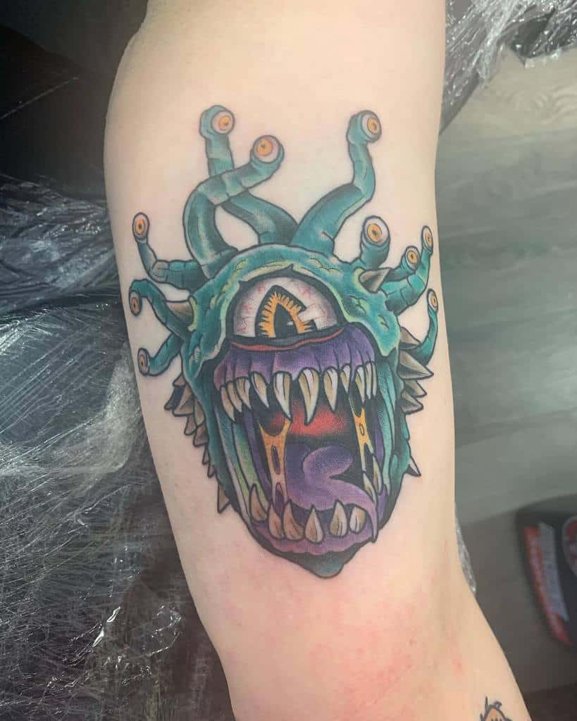 Beholder Dungeons And Dragons Tattoos Whileytattoos
