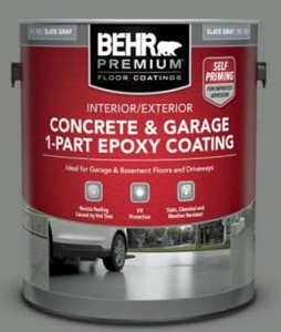 Behr Premium Slate Gray Concrete and Garage Floor Paint