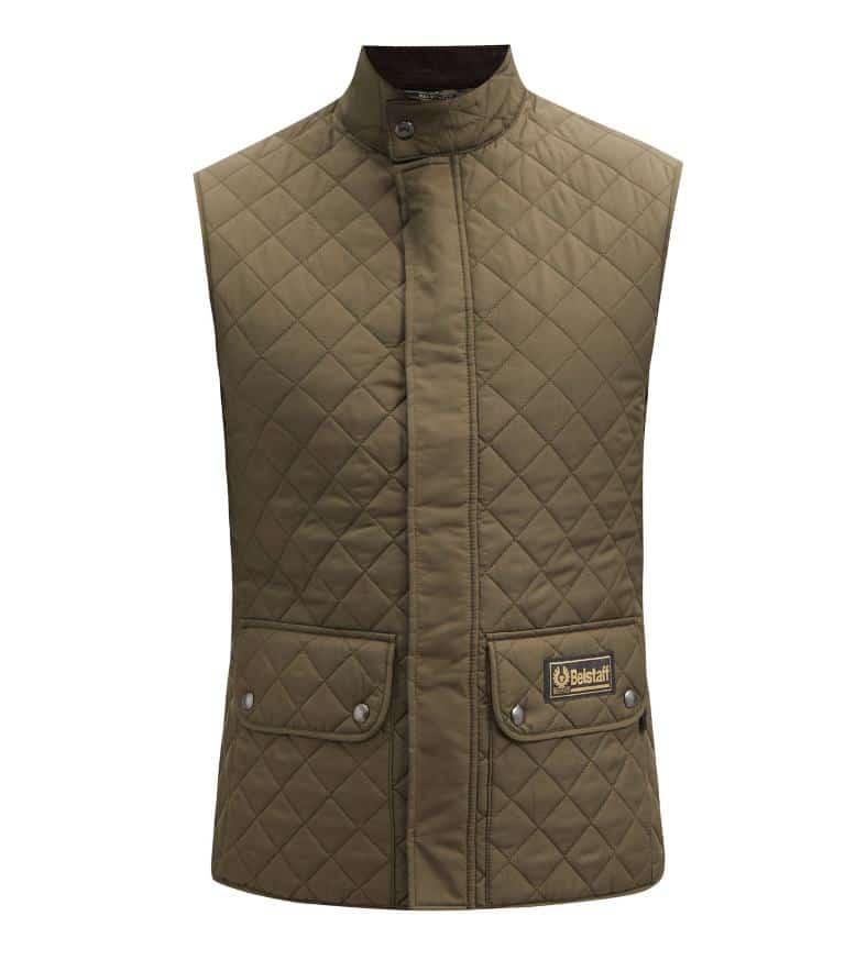Belstaff Diamond-Quilted Recycled-Shell Gilet