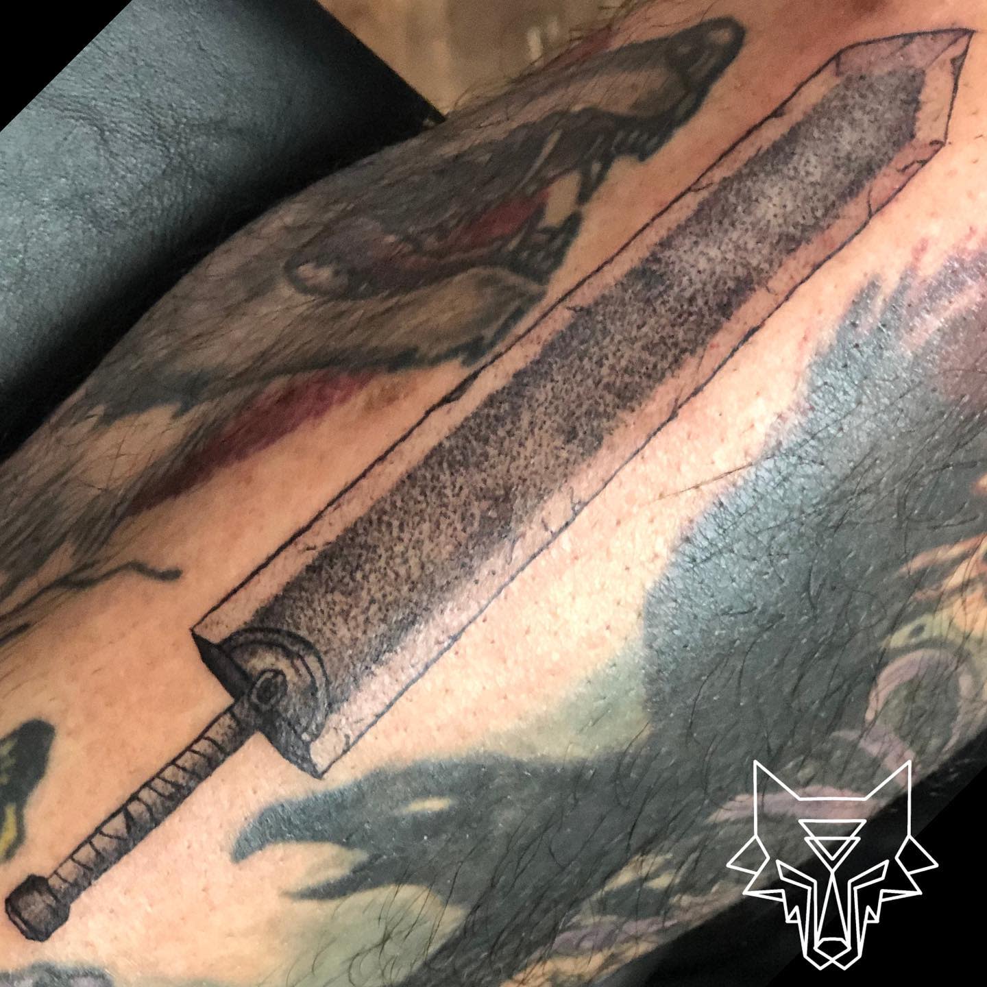 Tatuaje Berserk Dragon Slayer -ray_perea