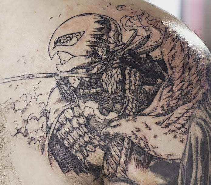 Berserk Griffith Tatuaje -marcokalfeld