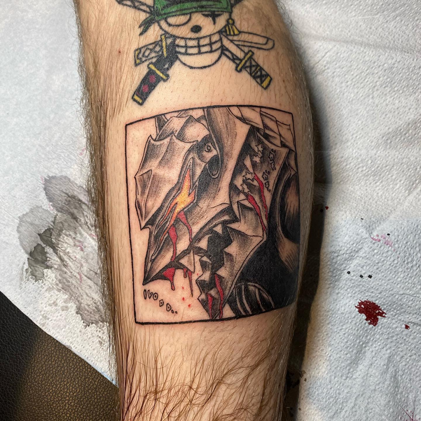 Tatuaje de lobo loco -shalerzart