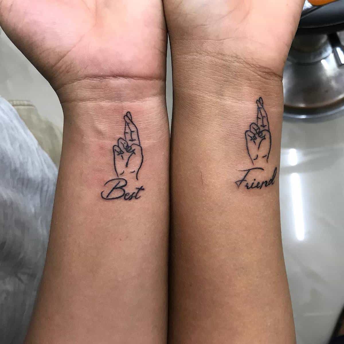 Bestfriend Matching Tattoos romelvistattoo