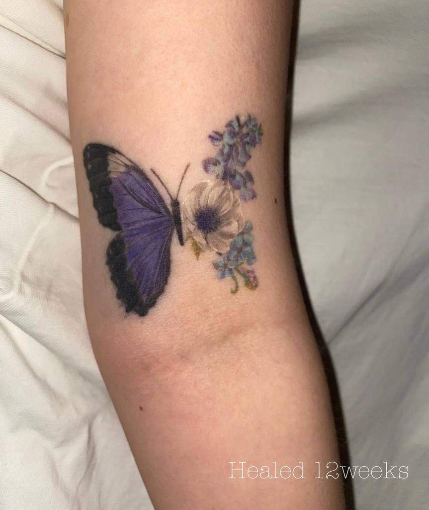 Black Butterfly Tattoo naim_ink