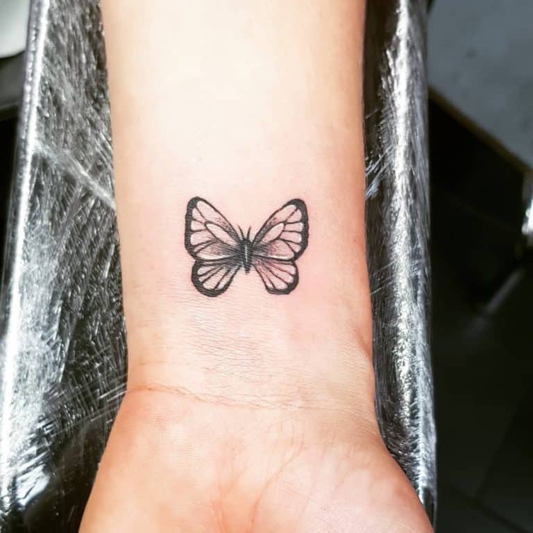 Top 51+ Best Black Butterfly Tattoo Ideas - [2021 Inspiration Guide]