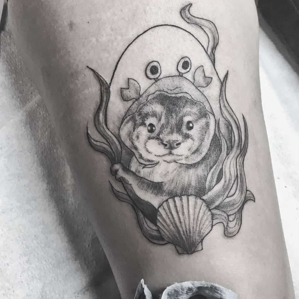 Black Otter Tattoo Tesiacoil Tattoos