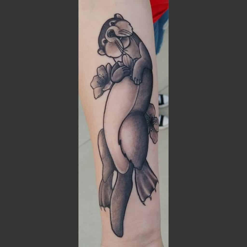Black Otter Tattoo X.tinaaa