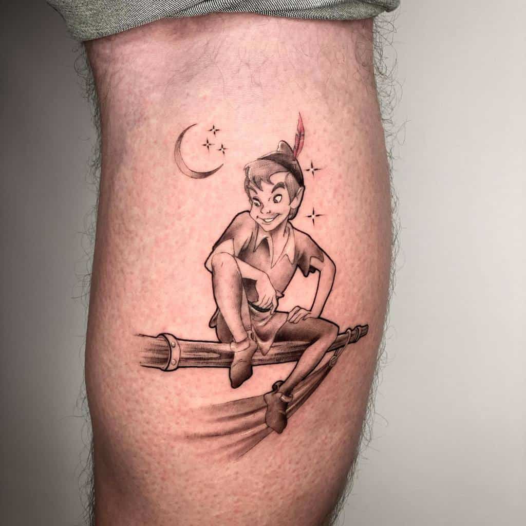Black Peter Pan Tattoo Noam Tattoo