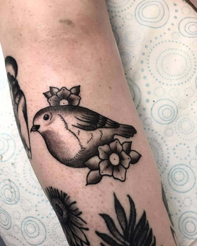 Black Small Bird Tattoos Rachbtattoo