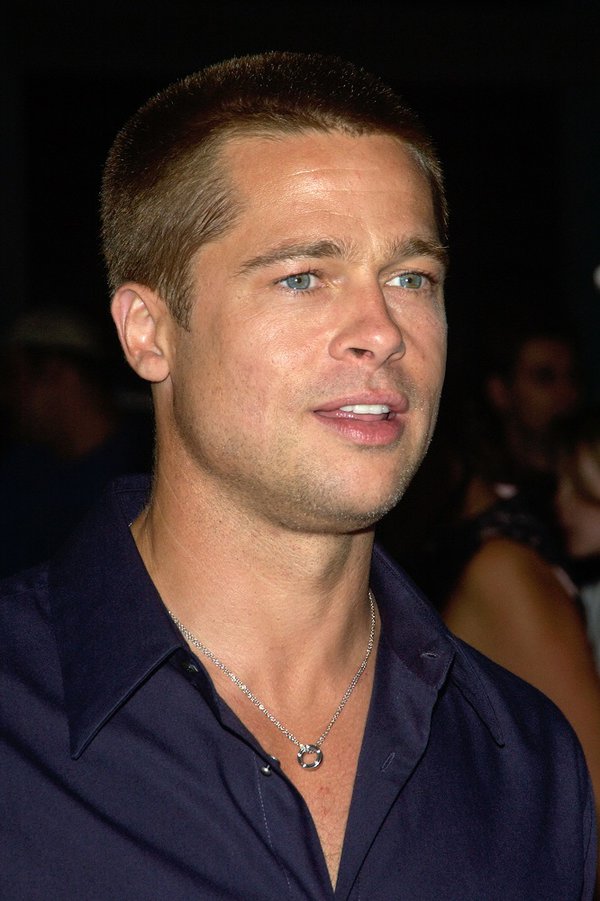 Brad Pitt Buzz Cut
