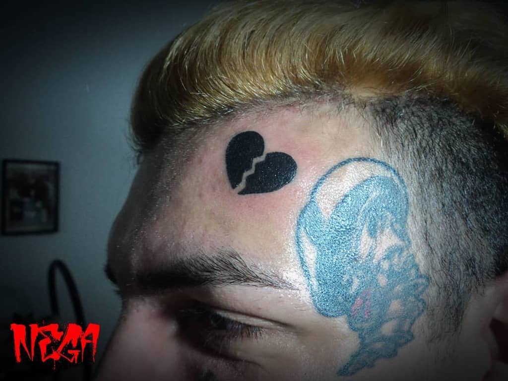 Broken Black Heart Tattoo Messiahbolical595