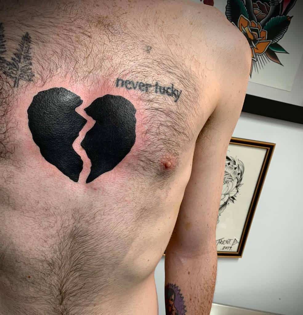 Broken Black Heart Tattoo Trent D Tattoos
