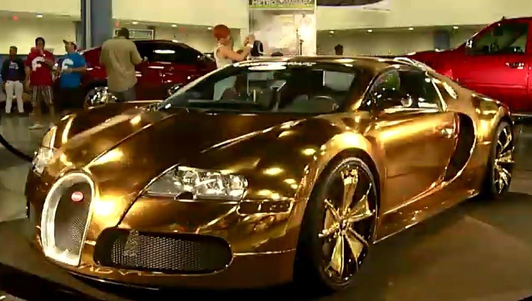 Bugatti Veyron Gold Chrome (Flo Rida)