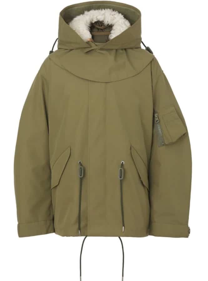Burberry Fur-Hooded Technical Hooded Parka
