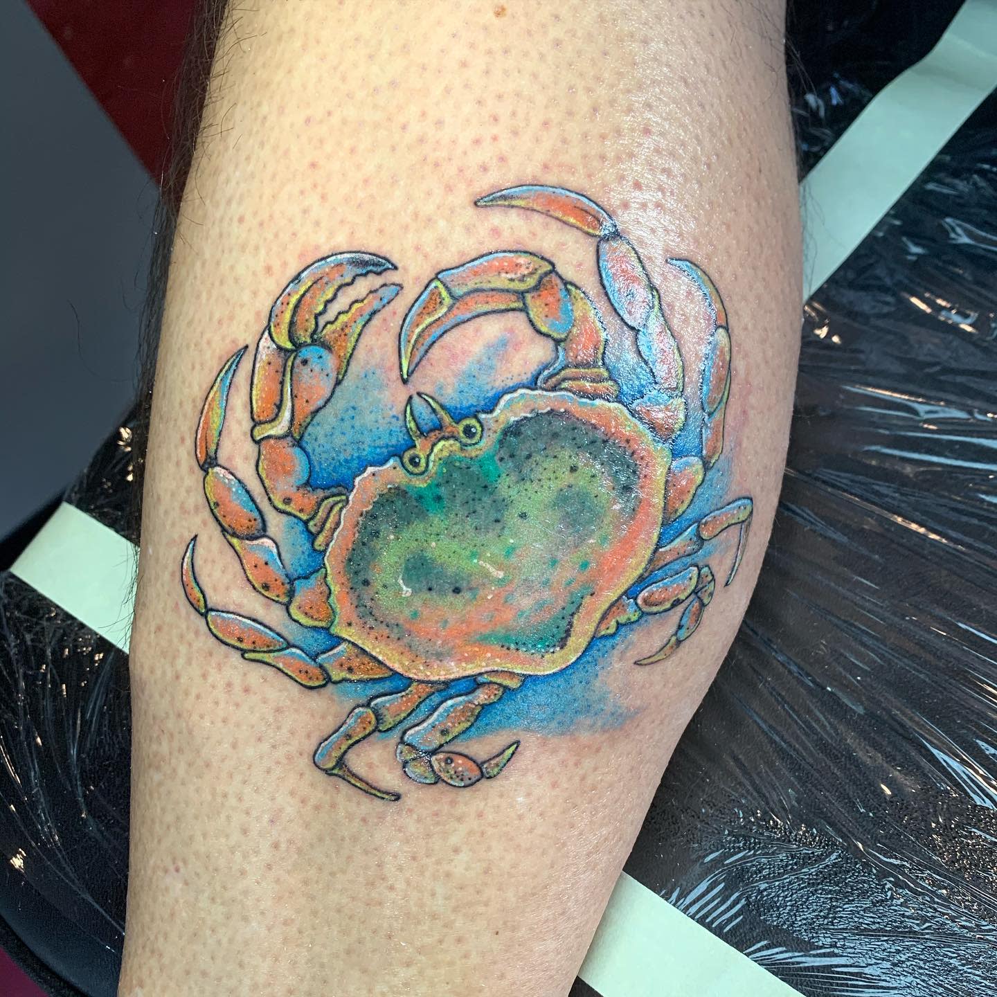 Tatuaje de acuarela del zodiaco Cáncer -jesse_bones