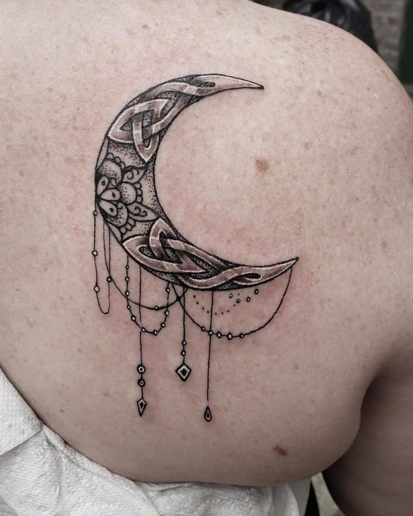 Crescent Moon Tattoo  MR J BEST sourgrapestattoo 1322 TA  Flickr