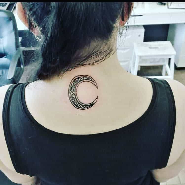 Celtic Crescent Moon Tattoo ninni666
