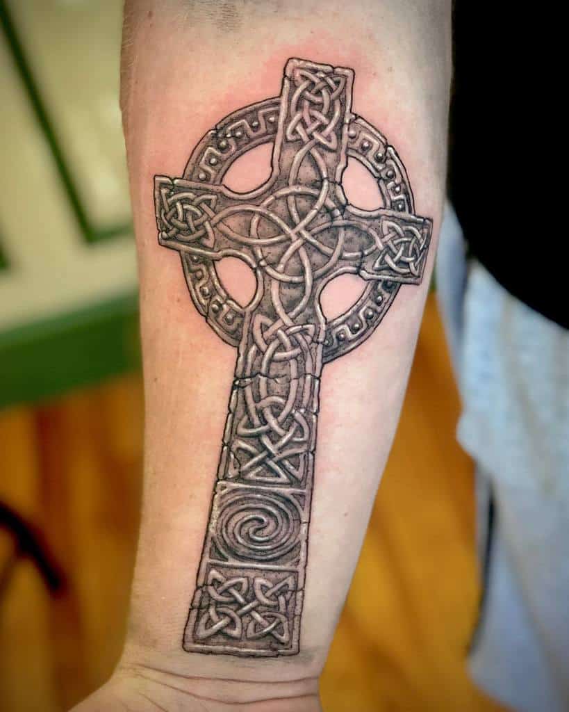 Celtic Cross Tribal Tattoo iconicinkkevin