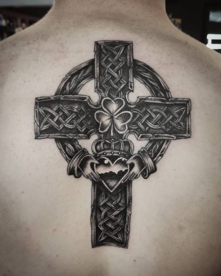 67 Cool Tribal Cross Tattoo Ideas   Celtic Tribal Cross Tattoo Bikervvitch Tattooer 768x960 