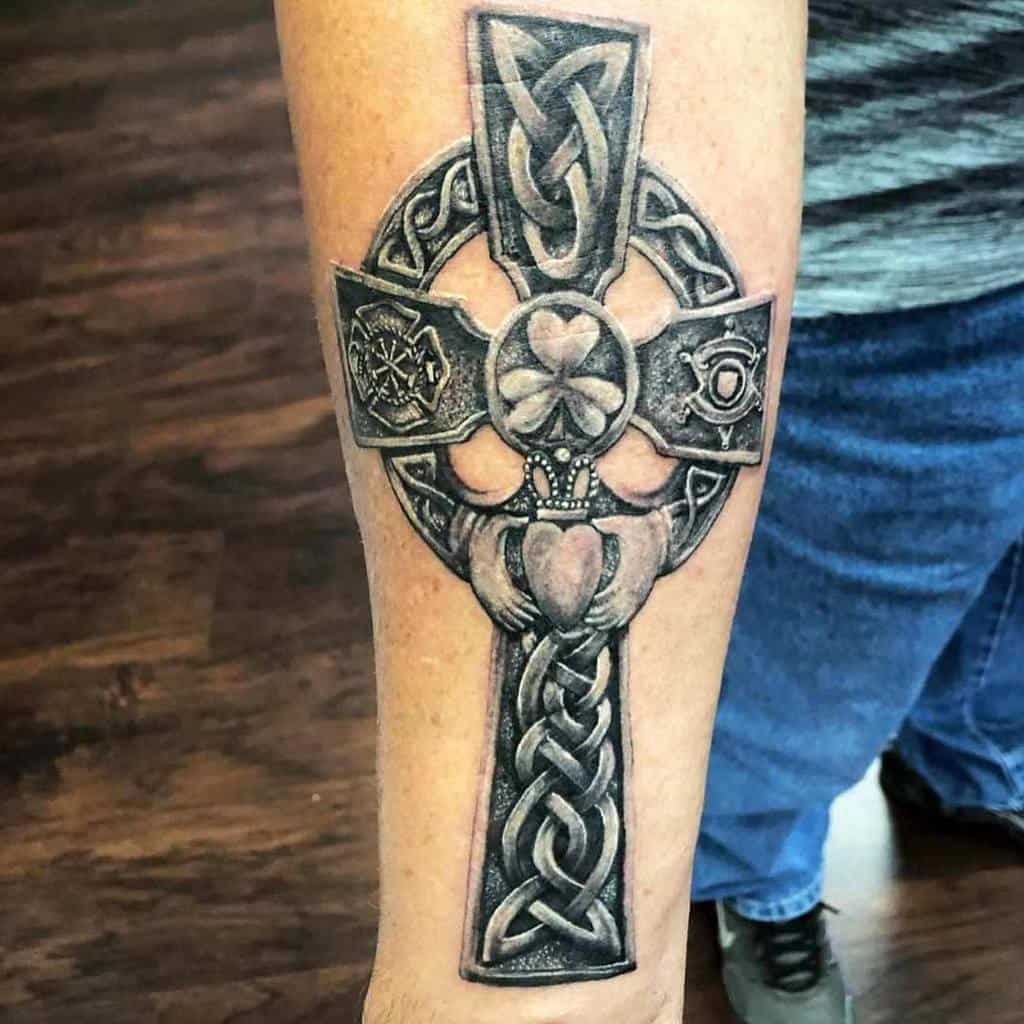Celtic Tribal Cross Tattoo kevin_bradleyjr